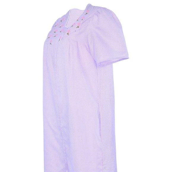 House Dresses for Women with Pockets - Lightweight Breathable Short Sleeve Comfy - Picture 3 of 4